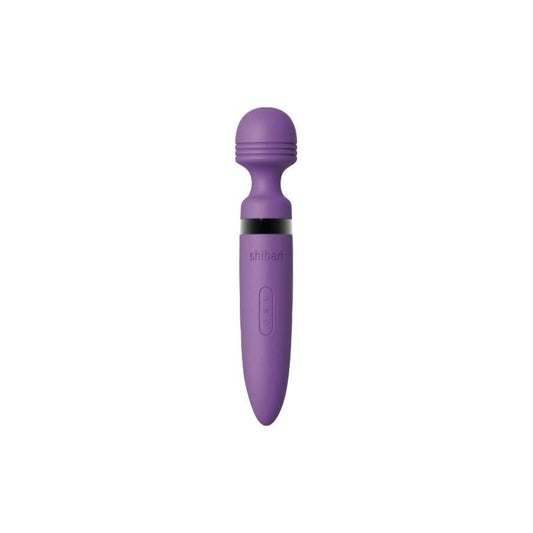 Shibari Deluxe Mega Wireless 28X Body Wand Massager Purple Powerful Vibrator - - Body Wands