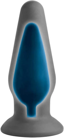 XR Brands Zeus Anal Amplifier Silicone eStim Anal Plug Electrostimulation - Butt Plugs