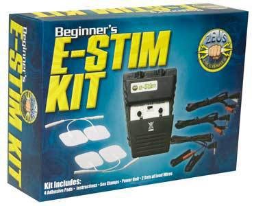 XR Brands Zeus Beginner Electrosex Kit Dual Channel Electrical Stimulation - Electro Sex
