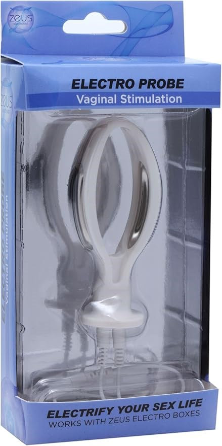 XR Brands Zeus Electro Sex Pussy Probe for Internal Stimulation - - Electro Sex