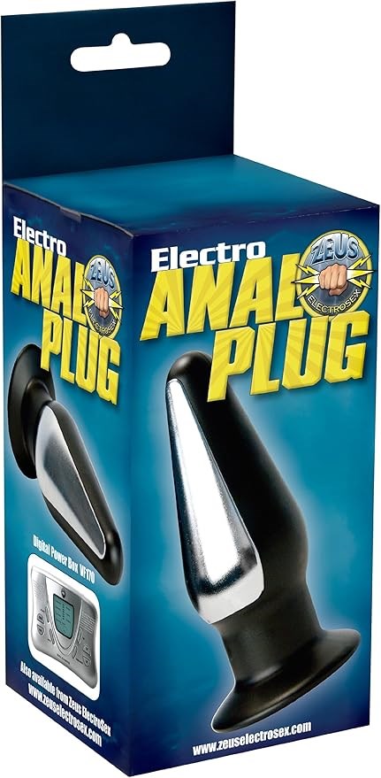 XR Brands Zeus Electrosex Anal Plug Electrostimulation Butt Plug - - Butt Plugs
