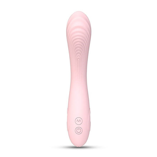 Drywell Flexible Bending Silicone G Spot Vibrator with Dual Action - - G-Spot Vibrators
