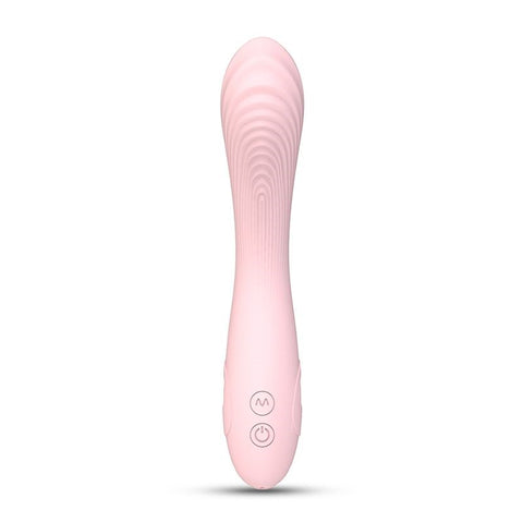 Drywell Flexible Bending Silicone G Spot Vibrator with Dual Action - G-Spot Vibrators