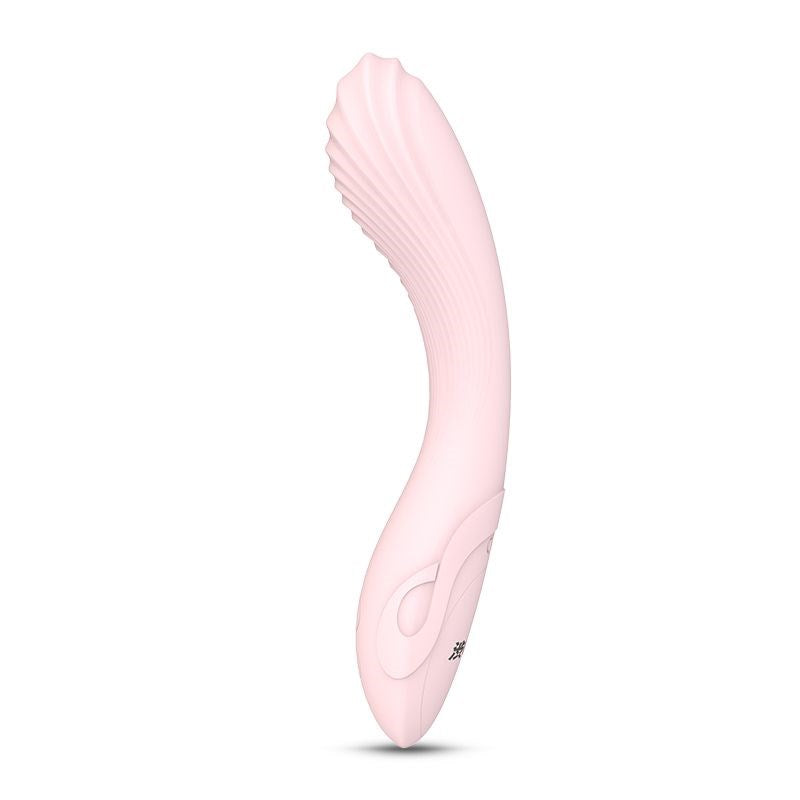 Drywell Flexible Bending Silicone G Spot Vibrator with Dual Action - - G-Spot Vibrators