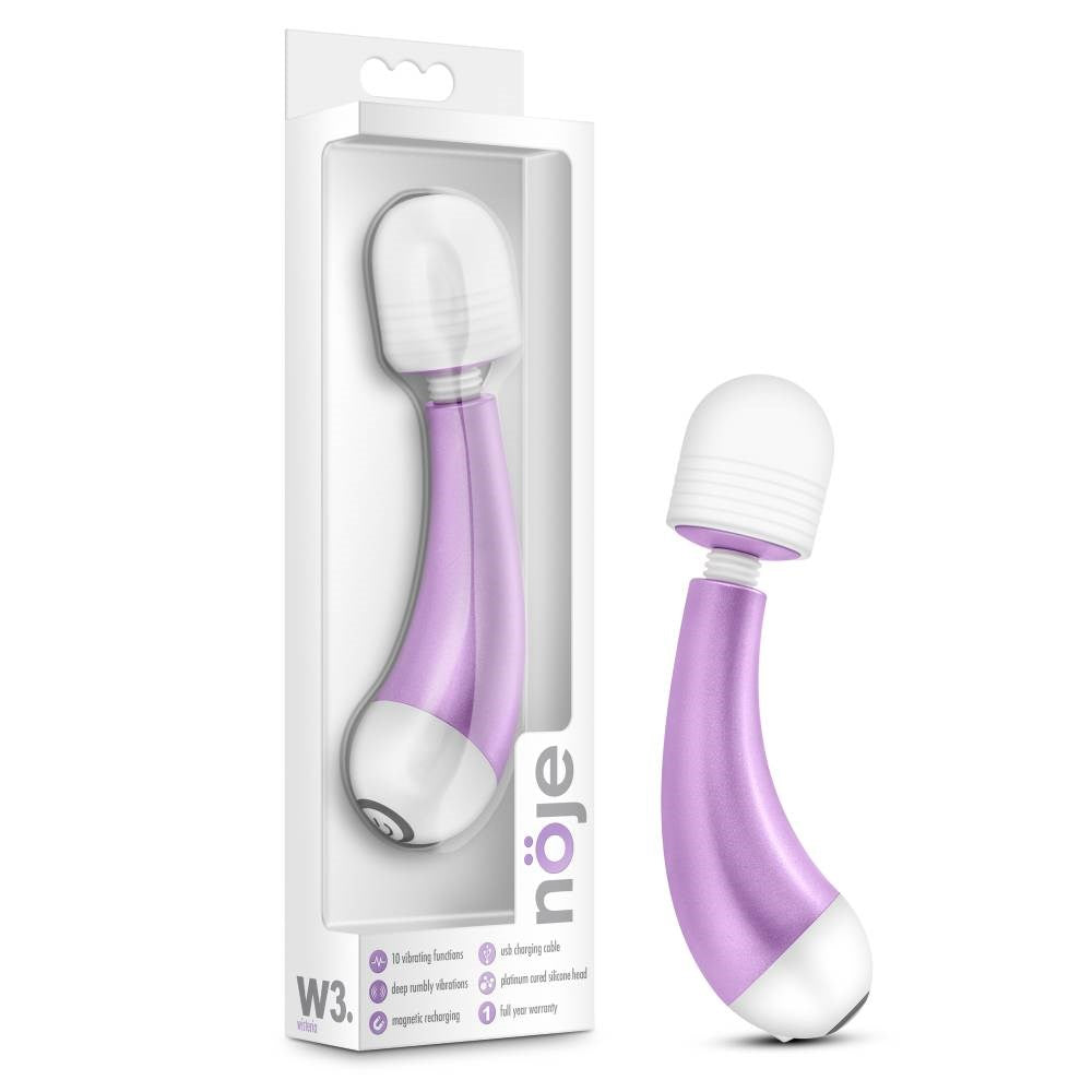 Noje W3 10 Functions Body Wand Vibrator with Flexible Neck Design - - Body Wands