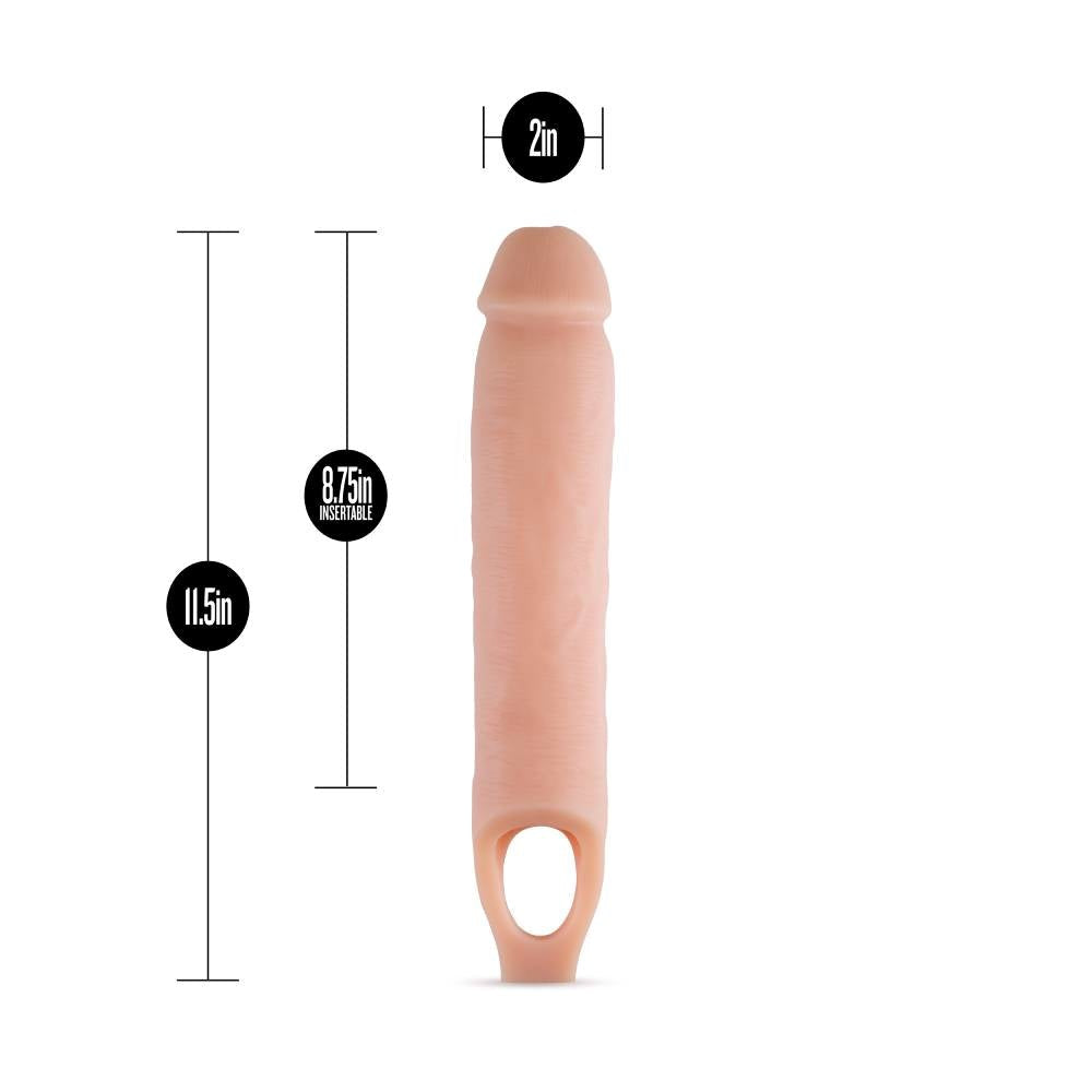 Blush Novelties Performance Mens Cock Sheath Penis Extender Vanilla TPE - - Pumps, Extenders and Sleeves