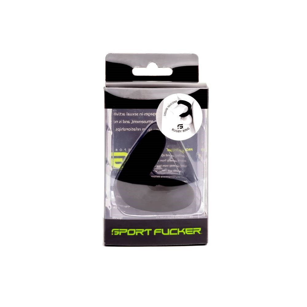 Sport Fucker Stretchy Mens Rugby Cock Ring Premium Liquid Silicone - - Stretchy Cock Rings