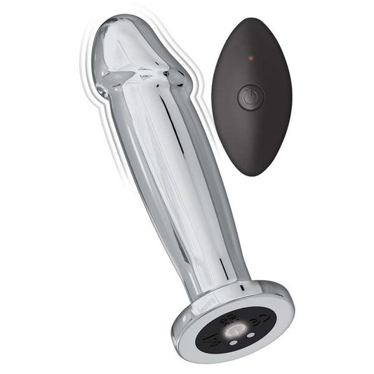 ASS-SATION Remote Vibrating Metal Anal Ecstasy - - Anal Vibrators