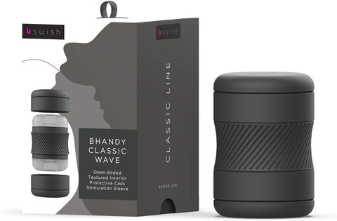 B Swish BHandy Classic Mens Masturbator with Dual Ended Textured Design - Masturbators and Strokers