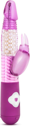 Blush Novelties Sexy Things Rocki N Eves 7 Function Rabbit Vibrator Pink - Rabbit Vibrators