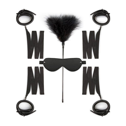 Fetish Collection Beginners Bondage Fantasy Kit Complete Restraint Set - - Bondage Kits