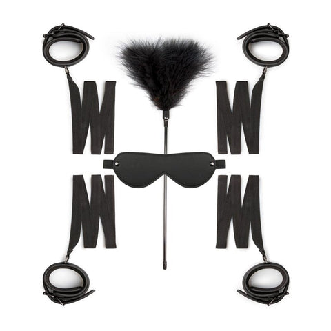 Fetish Collection Beginners Bondage Fantasy Kit Complete Restraint Set - Bondage Kits