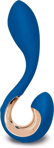 Gvibe Gpop2 Indigo Anatomic Unisex Vibrator Blue with Curved Design - Prostate Toys