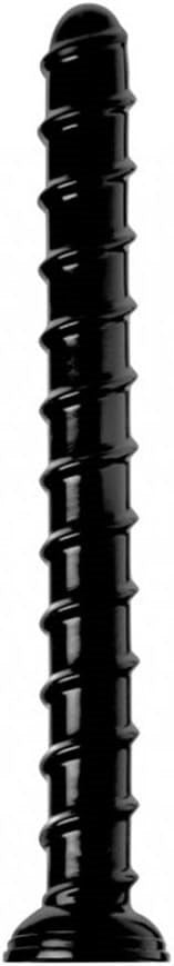 XR Brands Hosed Swirl Hose Anal Dildo 18 Inch with Suction Cup Base - - Anal Dildos