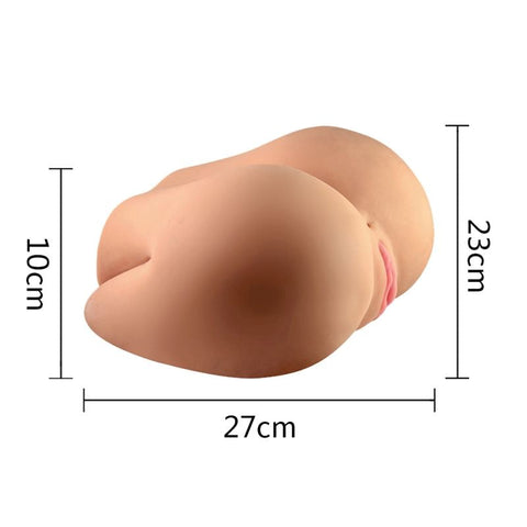 Lovetoy Feel Me Bare Perfect Ass Masturbator with Dual Entry Design - Masturbators and Strokers