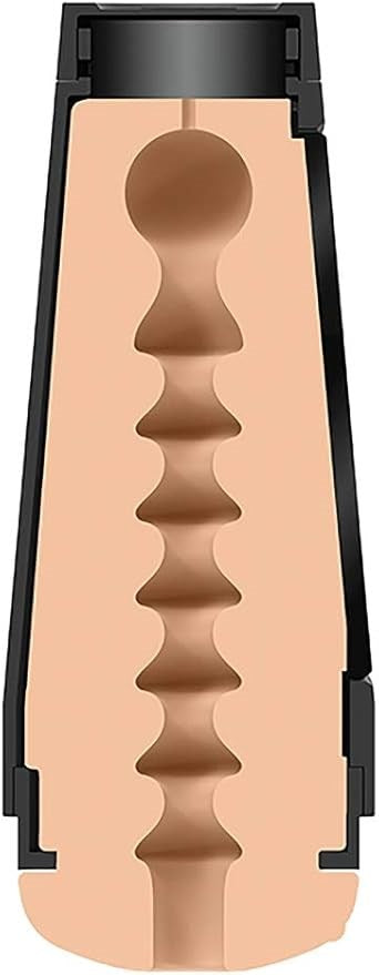 Main Squeeze Endurance Trainer Ultraskyn Mens Stroker Vanilla - - Masturbators and Strokers