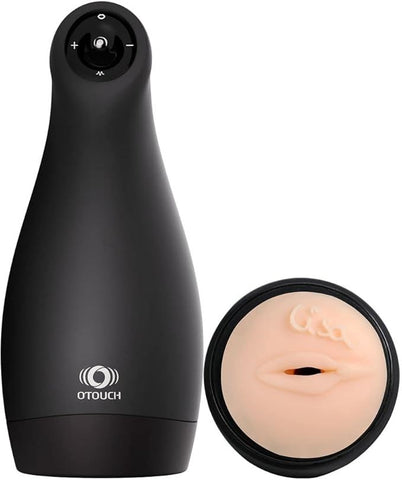 OTouch Airturn 3 Suction Mens Masturbator with Vibration and Suction - Masturbators and Strokers