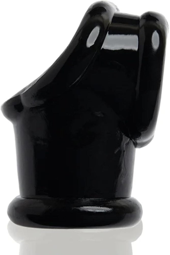 OxBalls Powersling Cocksling And Ballstretcher Black Dual Function Ring - Ball and Cock Toys