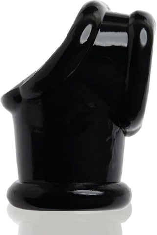 OxBalls Powersling Cocksling And Ballstretcher Black Dual Function Ring - Ball and Cock Toys