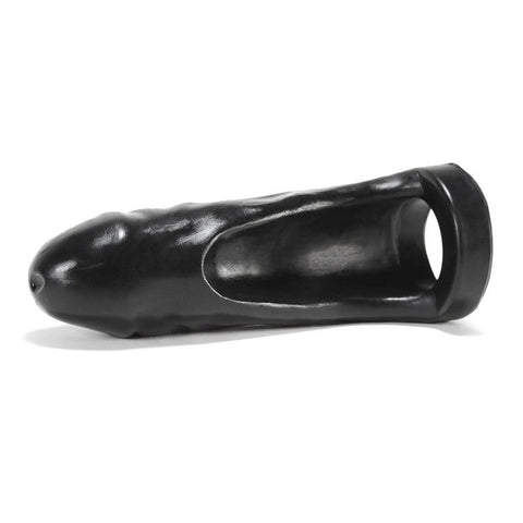 OxBalls Thug Double Fucker Penis Extender Black Dual Function Enhancement - Penis Sleeves and Extenders