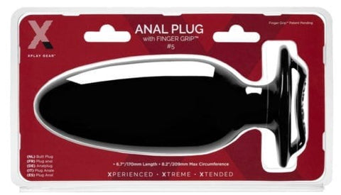 Perfect Fit Xplay Finger Grip Anal Plug 5L Premium Butt Plug with Control - Butt Plugs