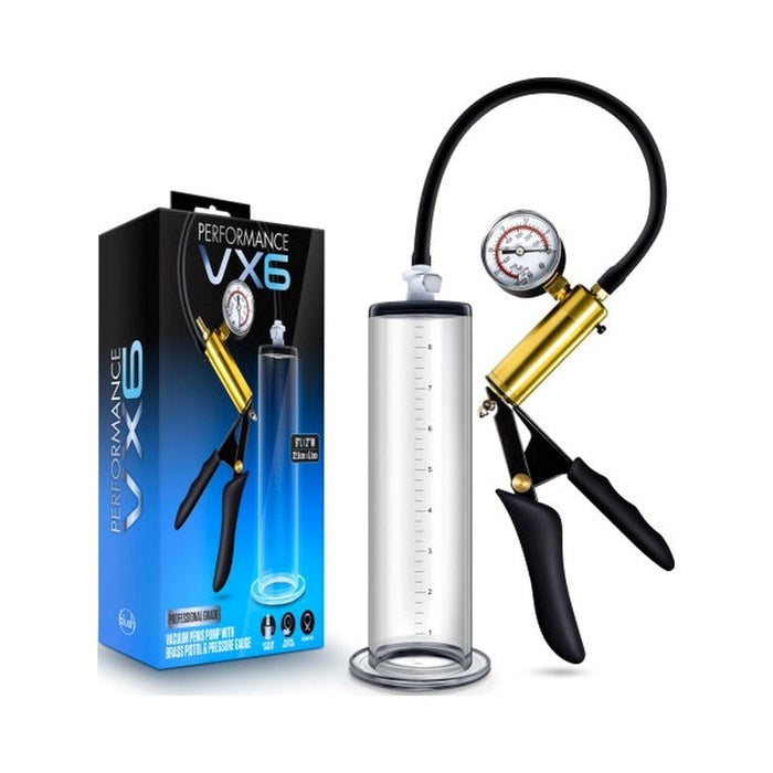 Blush Novelties Performance VX6 Male Enhancement Pump System Professional Grade - - Penis Pumps And Stretchers