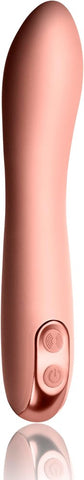Rocks Off Giamo USB Rechargeable G Spot Vibrator Baby Pink Curved Design - G-Spot Vibrators