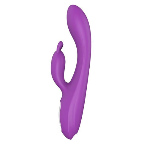 S Hande Naughty Heating Rabbit Vibrator Purple with Dual Motors - Rabbit Vibrators