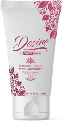Swiss Navy Desire Massage Cream With Lavender 148ml Premium Glide - Massage Oils and Lubricants