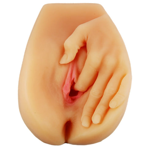 NANMA Corporation X5 Men Spread Me Realistic Mens Stroker Beige Dual Entry - Masturbators and Strokers