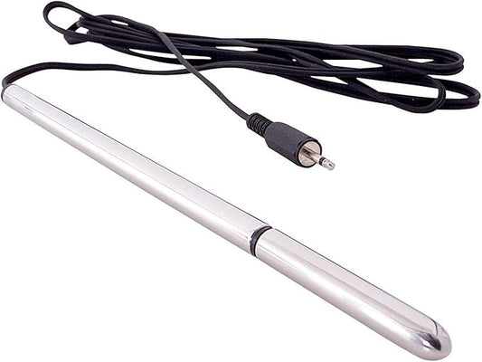 XR Brands Zeus Electrosex Urethral Sound 7 Inch Bipolar Stimulation - - Electro Sex