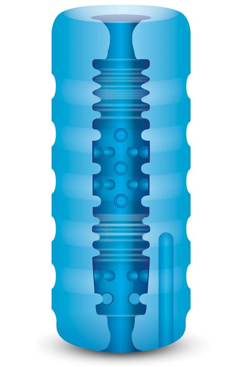 Xgen Products Zolo Backdoor Squeezable Vibrating Mens Stroker Masturbator - Masturbators and Strokers