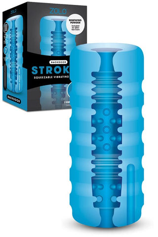 Xgen Products Zolo Backdoor Squeezable Vibrating Mens Stroker Masturbator - Masturbators and Strokers