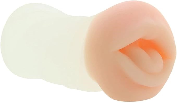 Xgen Products Zolo Deep Throat Male Masturbator Clear with Visual Design - Masturbators and Strokers