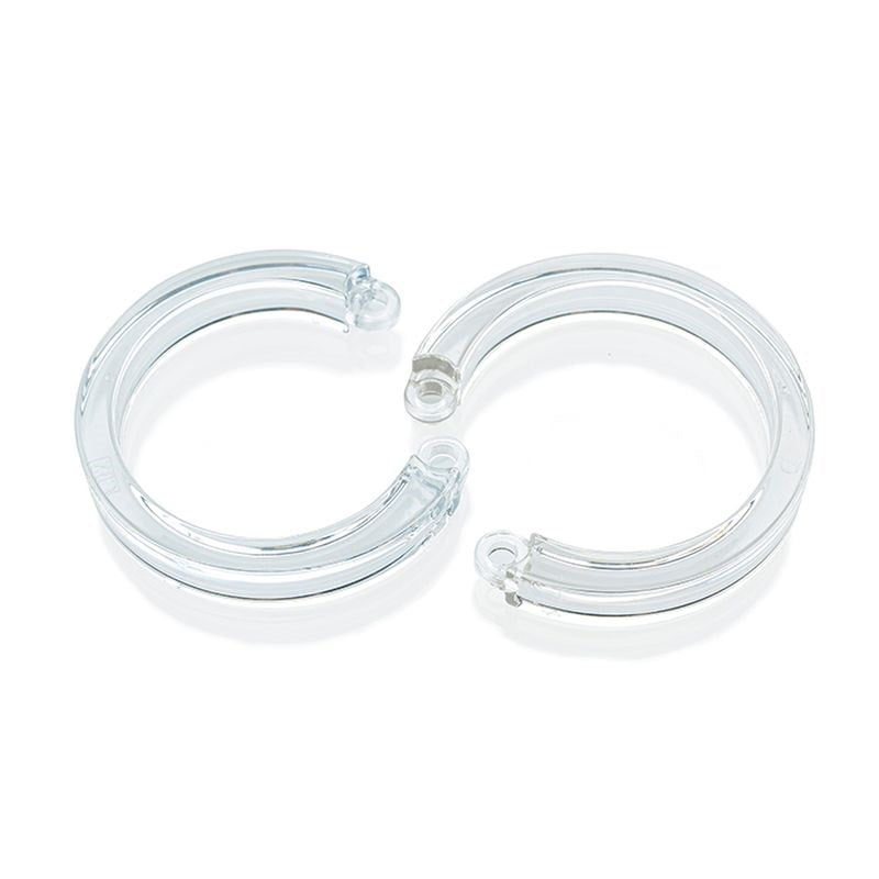 A L Enterprises CB X Mens Cock Cage U Ring 2 Piece L/XL Replacement Rings - - Male Chastity