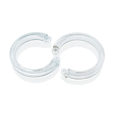 A L Enterprises CB X Mens Cock Cage U Ring 2 Piece L/XL Replacement Rings - Male Chastity