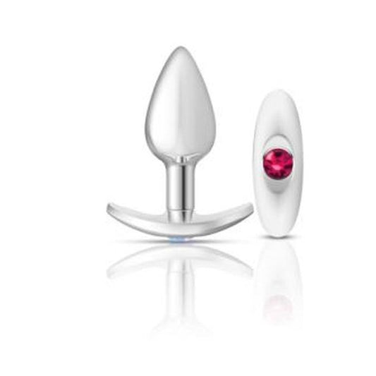 Viben Cheeky Charms Silver Anchor Butt Plug With Jewel Kit Interchangeable Gems - - Butt Plugs