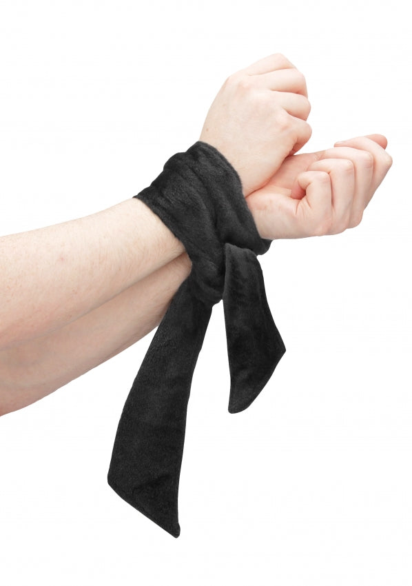 Shots Toys Velvet and Velcro Bondage Tie-Up Restraints - Cuffs And Restraints