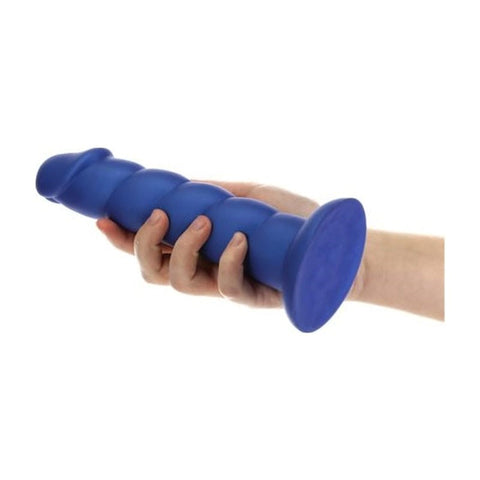 BMS Factory Addiction Unicorn Realistic Dildo 8 Inch Blue with Suction Cup - Realistic Dildos