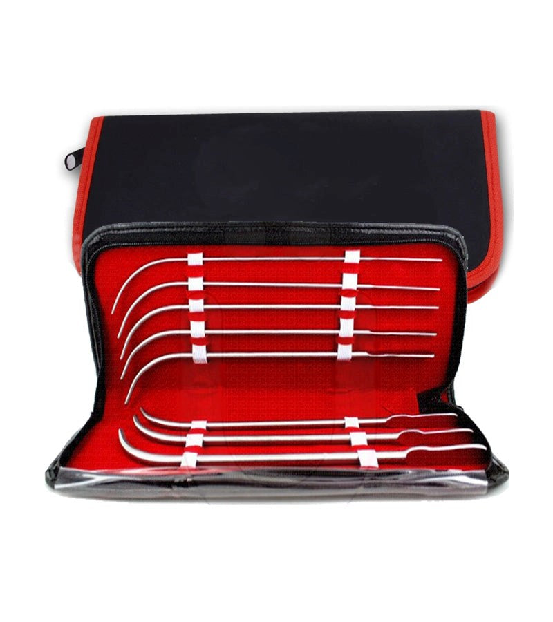 BDStyle Van Buren Urethral Sound Set Medical Grade Steel J Curve - - Urethral Sounds