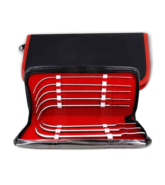 BDStyle Van Buren Urethral Sound Set Medical Grade Steel J Curve - - Urethral Sounds