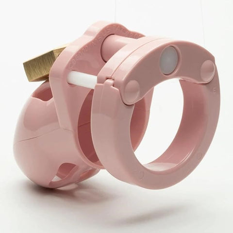 A L Enterprises CB X Mr Stubb Mens Cock Cage Pink Chastity Device - Male Chastity