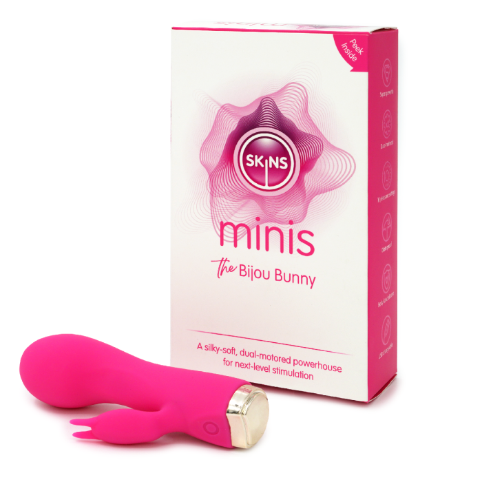 Skins Touch Skins Minis The Bijou Bunny Rabbit Vibrator with Dual Motors - - Rabbit Vibrators