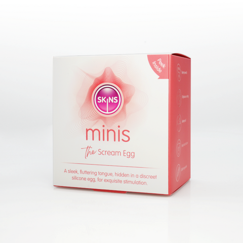 Skins Touch Skins Minis The Scream Love Egg Massager Clitoral Vibrator - Love Eggs and Kegel Exercisers