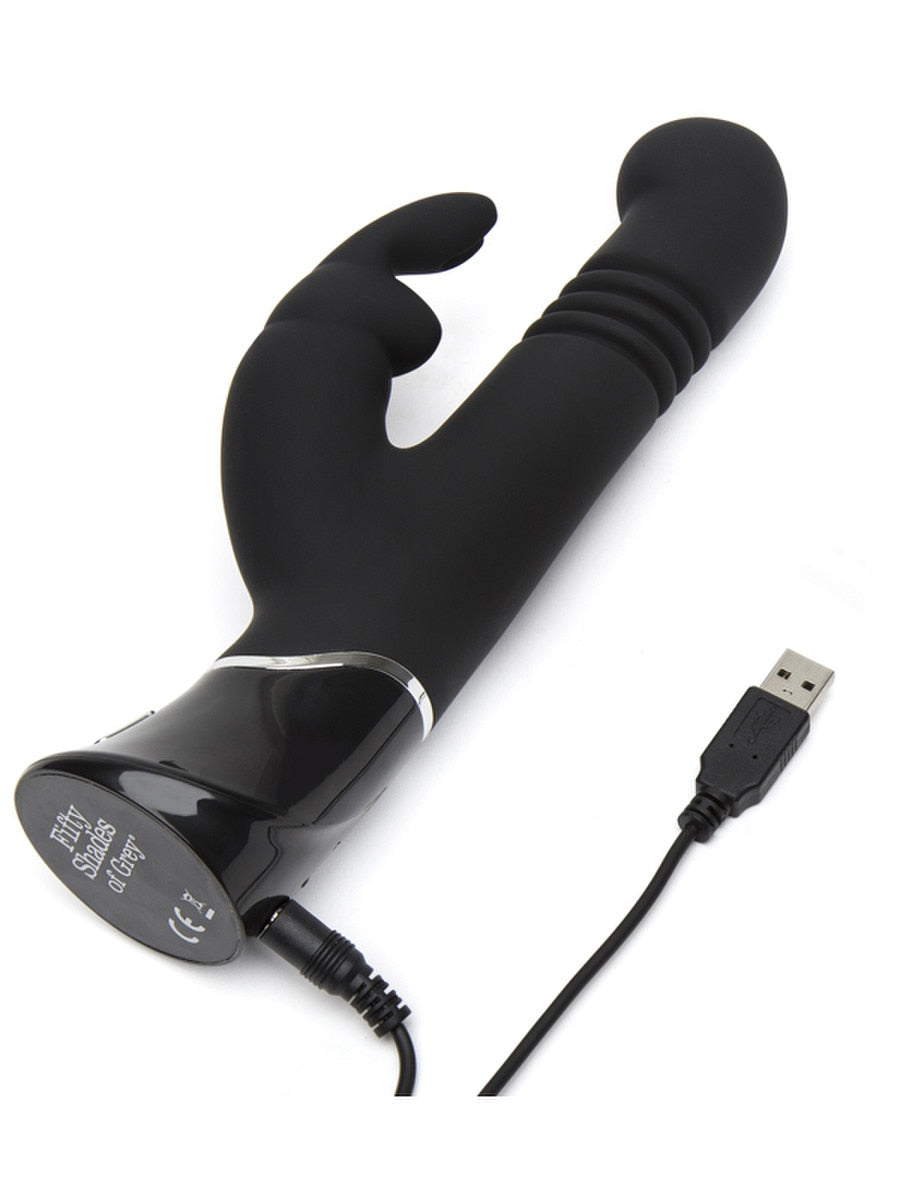 Fifty Shades of Grey Greedy Girl Thrusting G-Spot Rabbit Vibe - Rabbit Vibrators