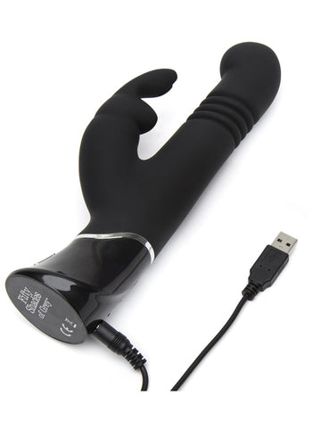 Fifty Shades of Grey Greedy Girl Thrusting G-Spot Rabbit Vibe - Rabbit Vibrators