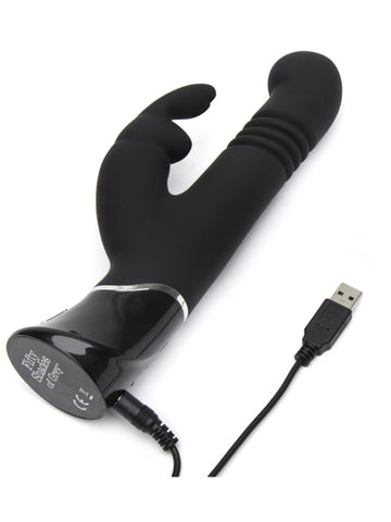 Fifty Shades of Grey Greedy Girl Thrusting G-Spot Rabbit Vibe - Rabbit Vibrators