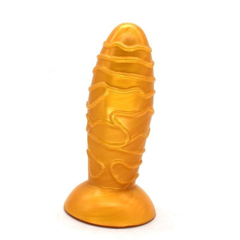 FAAK Dome Silicone Anal Plug Gold Premium Medical Grade Butt Plug - Butt Plugs