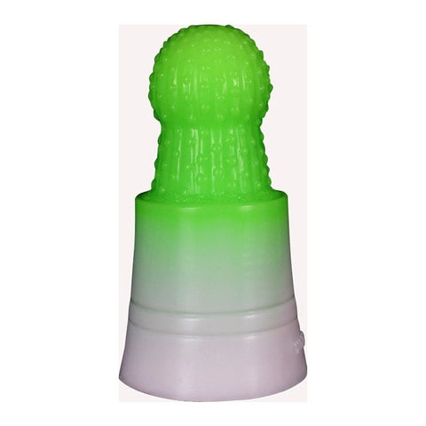 FAAK Prickly Pear Anal Plug Green Textured Large Anal Plug - Butt Plugs