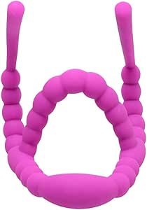 XR Brands Frisky Petal Pusher Silicone Labia Spreader with Stimulation Beads - - Pussy And Clit Toys